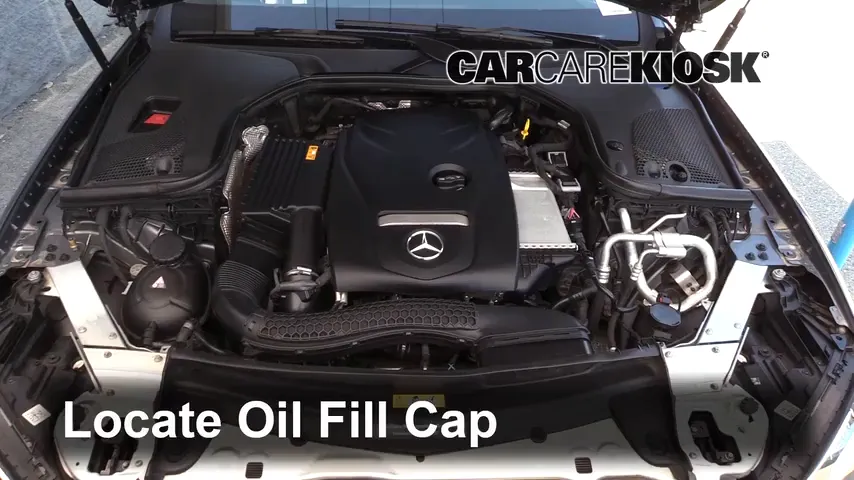2018 Mercedes-Benz E300 4Matic 2.0L 4 Cyl. Turbo Aceite Agregar aceite